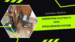 Generating power using speed braking system