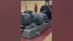 Induction Motor coupled with the generator