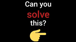 Try to solve this