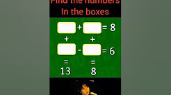 Find the numbers